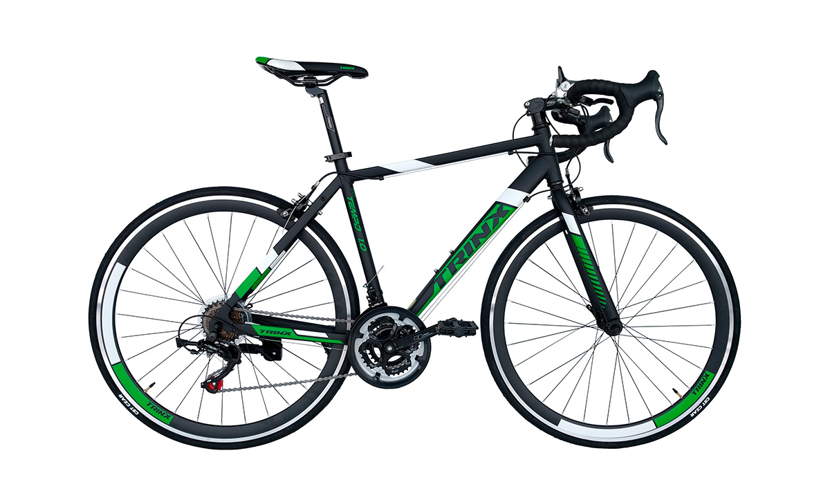 Фотографія Велосипед Trinx Tempo 1.0 28" (2019) 2019 Чорно-зелений